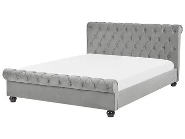 Vannseng Fløyel AVALLON 180 x 200 cm Grå v:6303783 Vannseng Fløyel AVALLON 180 x 200 cm Grå v:6303783