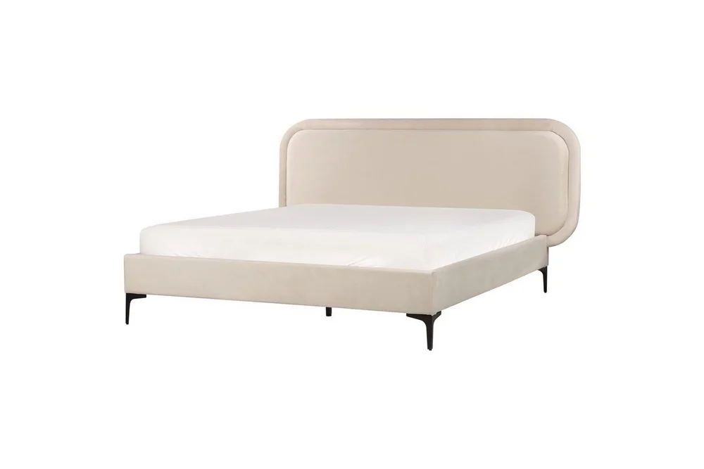 Dobbeltseng Suzette med lamellram Lysbeige, 140x200 cm v:5490675