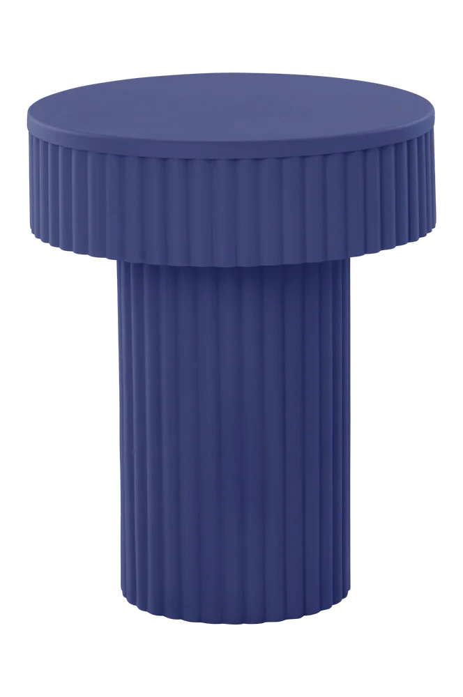 WINTON sidebord ø 36 cm - Blå m v:7226727