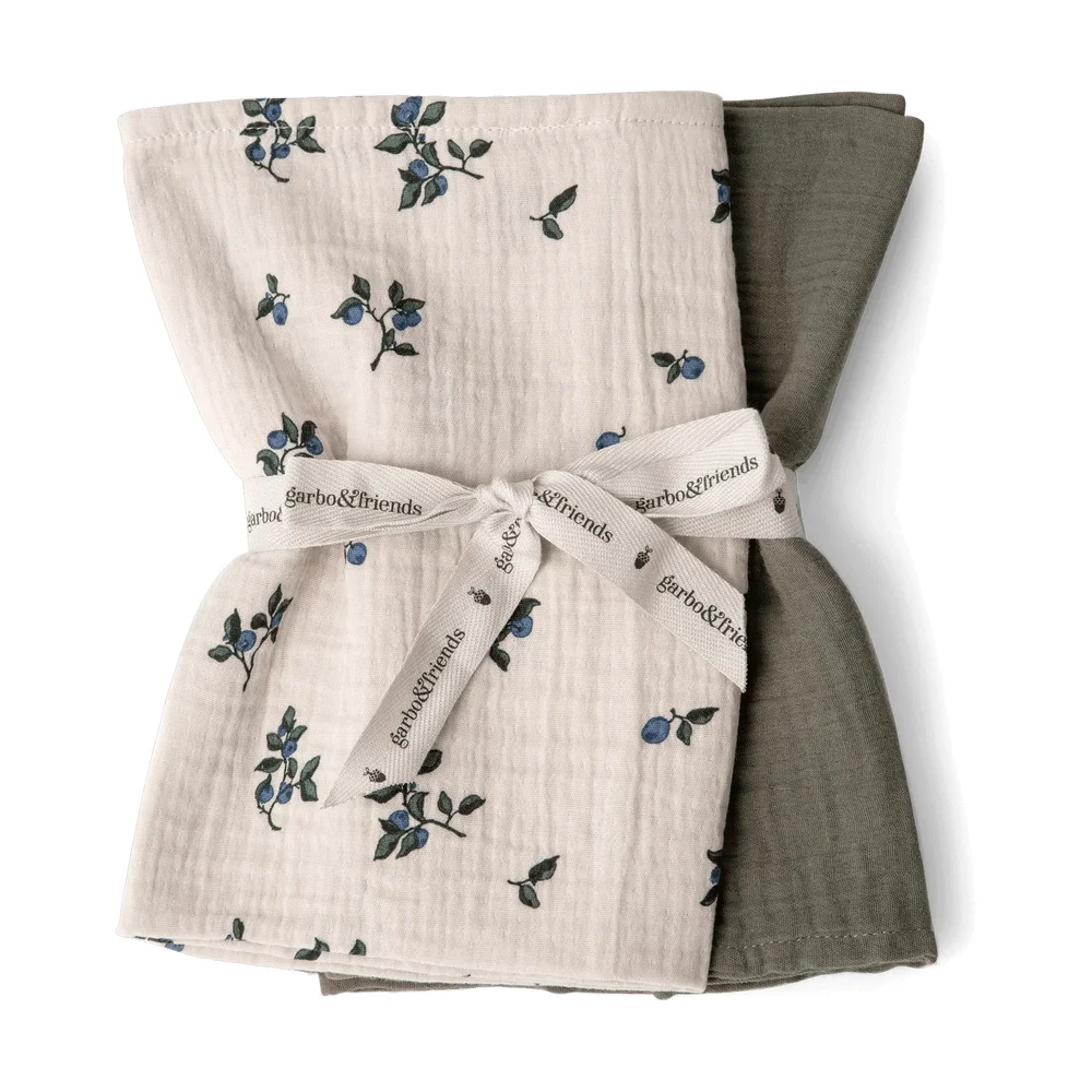 Blueberry Muslin teppe liten 2 deler v:3171212 Blueberry Muslin teppe liten 2 deler v:3171212