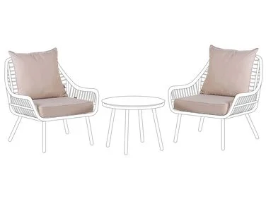 Sett med utendørs putetrekk LAURETO Beige v:4579756 Sett med utendørs putetrekk LAURETO Beige v:4579756