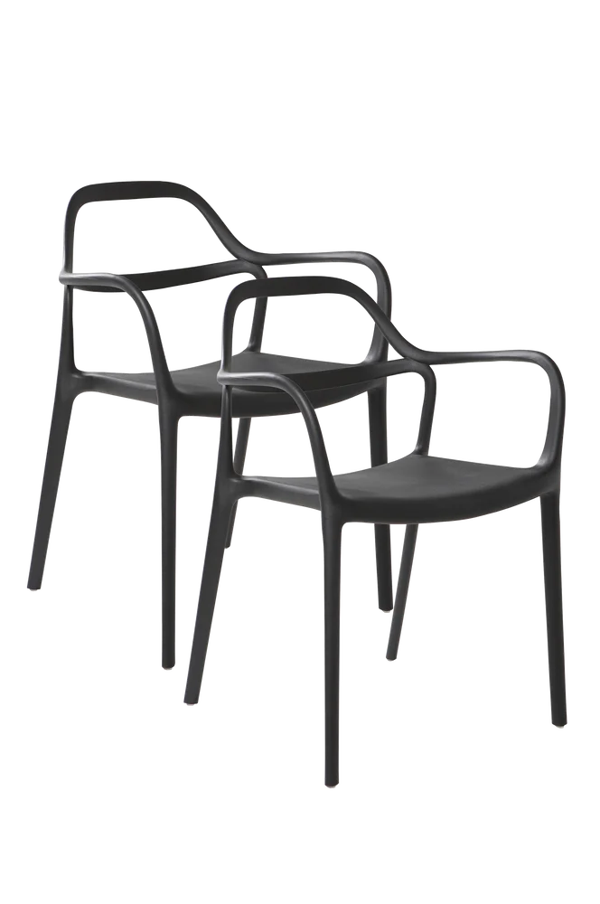 KARLABY armstol 2-pk – Svart m v:4871887