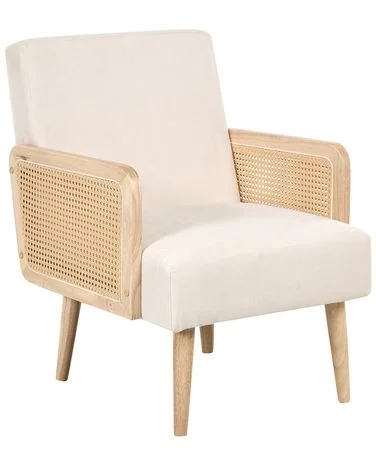 Lenestol HOJBY Lys beige v:7842311