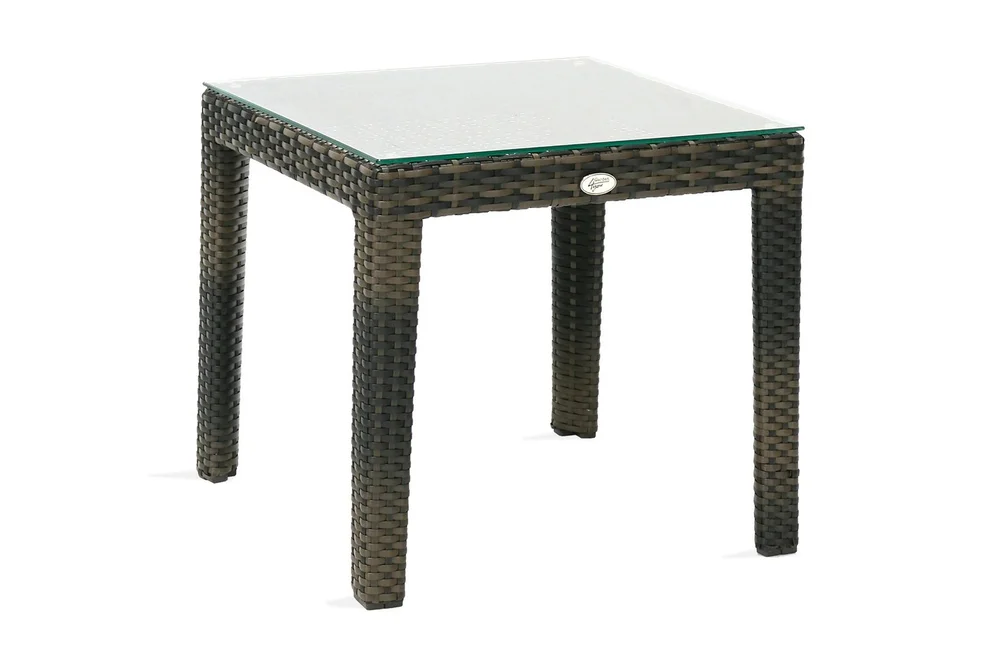 Avlastningsbord WICKER 50x50xH45cm aluminium v:8547204 Avlastningsbord WICKER 50x50xH45cm aluminium v:8547204