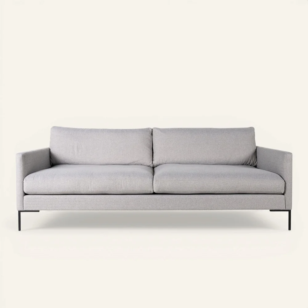 3 seter sofa lys grå – 227x100x83 cm v:783593