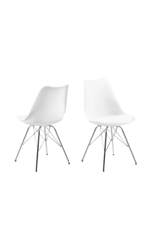 Eris spisestol 4-pakning – Hvit m v:3682326