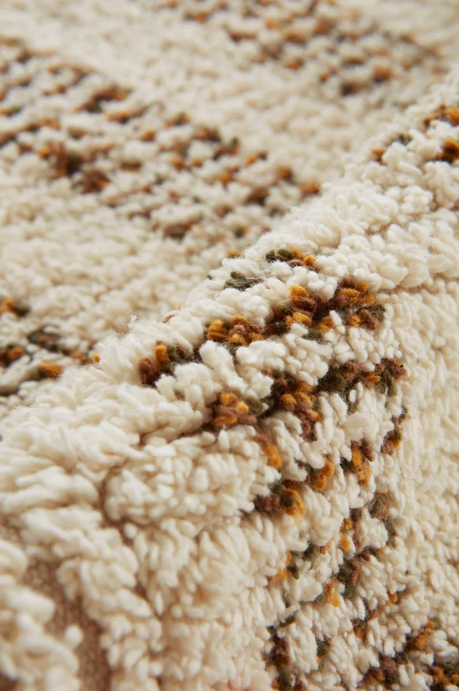OLIVE bomullsteppe 200x300 cm - Beige - Tepper | m v:4210415