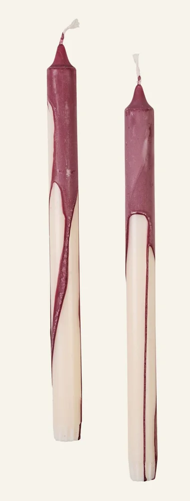 Kronelys burgunder – 30 cm v:6809388 Kronelys burgunder – 30 cm v:6809388