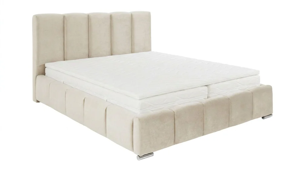 Cleaton boblete sengeramme 180x200 cm med oppbevaring, HVILA skummadrass og overmadrass i polyesterskum med vaskbart trekk v:5373395