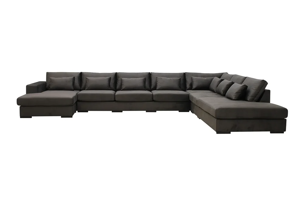 Grande Stor 7-seters U-Sofa med Divan Venstre v:4477741