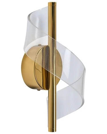 LED-vegglampe SARELA Metall Gull v:1533072 LED-vegglampe SARELA Metall Gull v:1533072