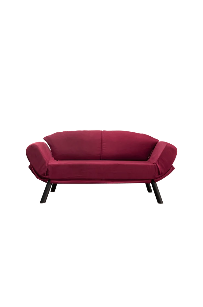 Sovesofa 2-seter - Genzo - Rød m v:1629725