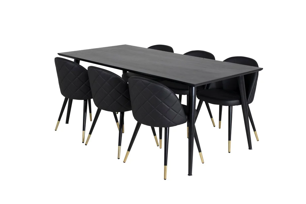 Balisa Spisegruppe 180 cm inkl. 6 Valera Stoler v:8527173 Balisa Spisegruppe 180 cm inkl. 6 Valera Stoler v:8527173