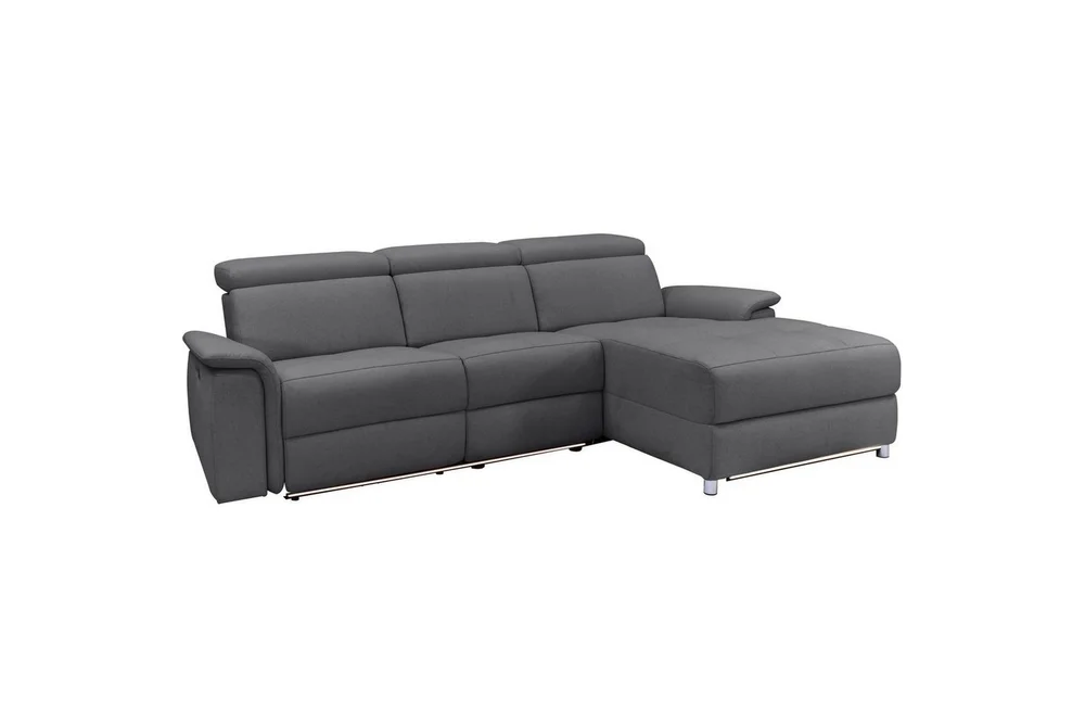 Hjørnesofa 3-seter Pareli Antrasitt, Sunday Stoff, Høyre Elektrisk Recliner v:2652422