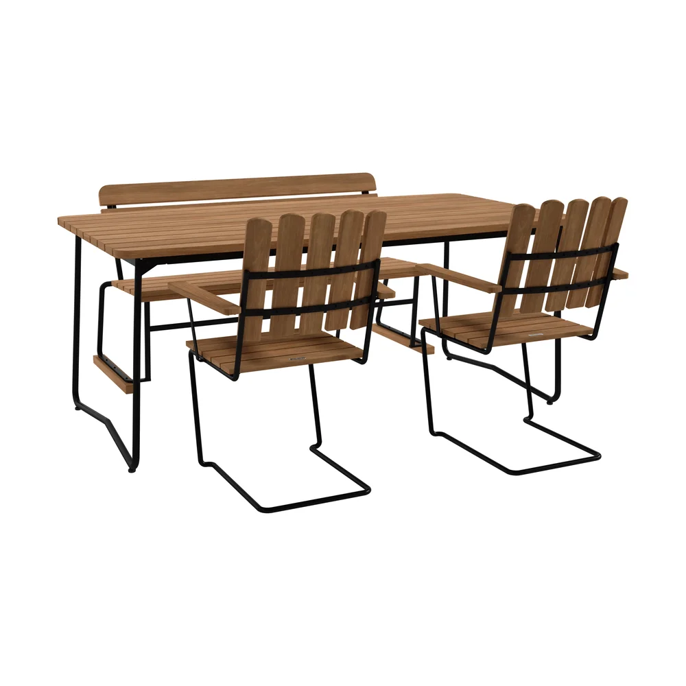 B31 bord 170 cm + 2 A2 lenestol + sofa 3 v:7691779 B31 bord 170 cm + 2 A2 lenestol + sofa 3 v:7691779