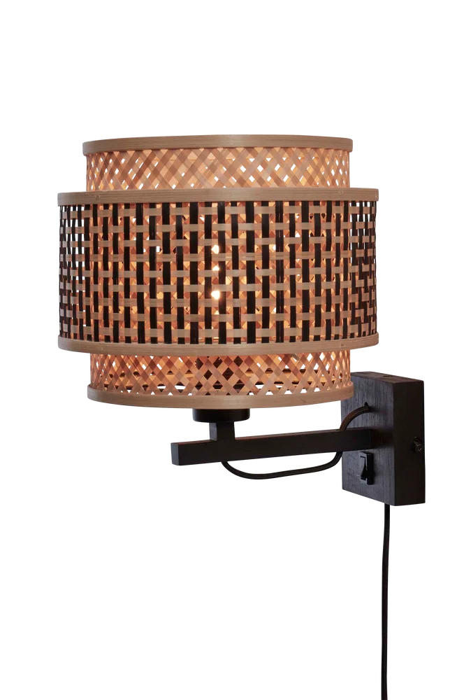 Vegglampe 1-arm Bhutan – Natur – Belysning | m v:7141434