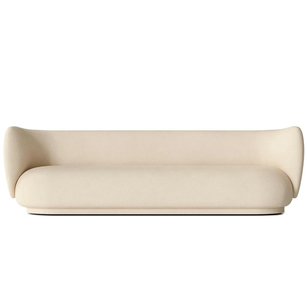 Rico Brushed 4-Seter Sofa, Off-white v:2245769