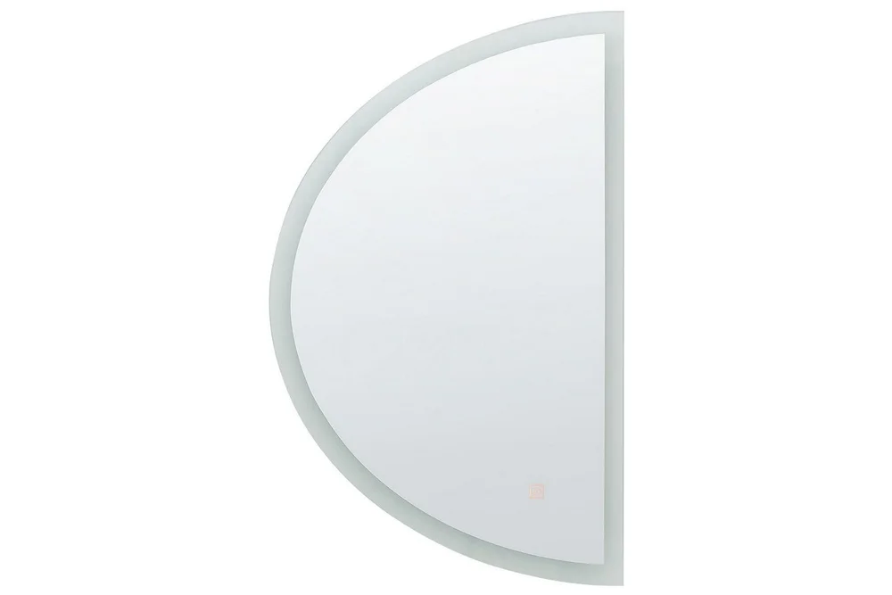 Badrumsspegel med LED Beliani Bezons Silver v:6842483