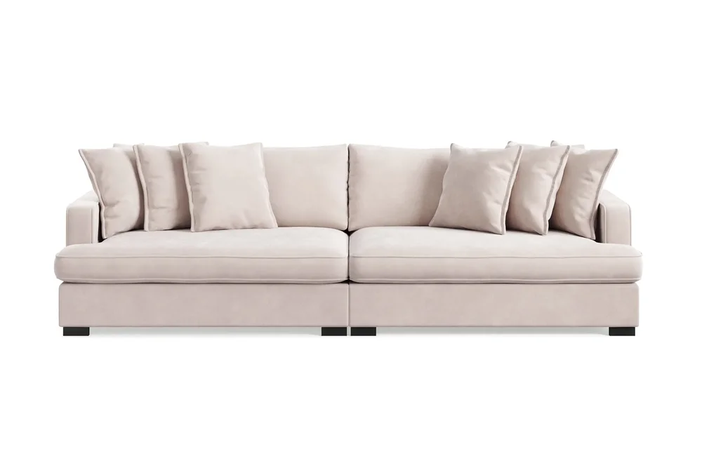 Rossita Lyx 4-seters Ekstra Dyp Sofa i Fløyel v:6776975