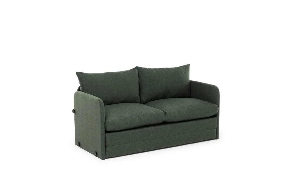 2-seters sovesofa Rubby (148 x 70 x 66 cm) Grønn v:3928009
