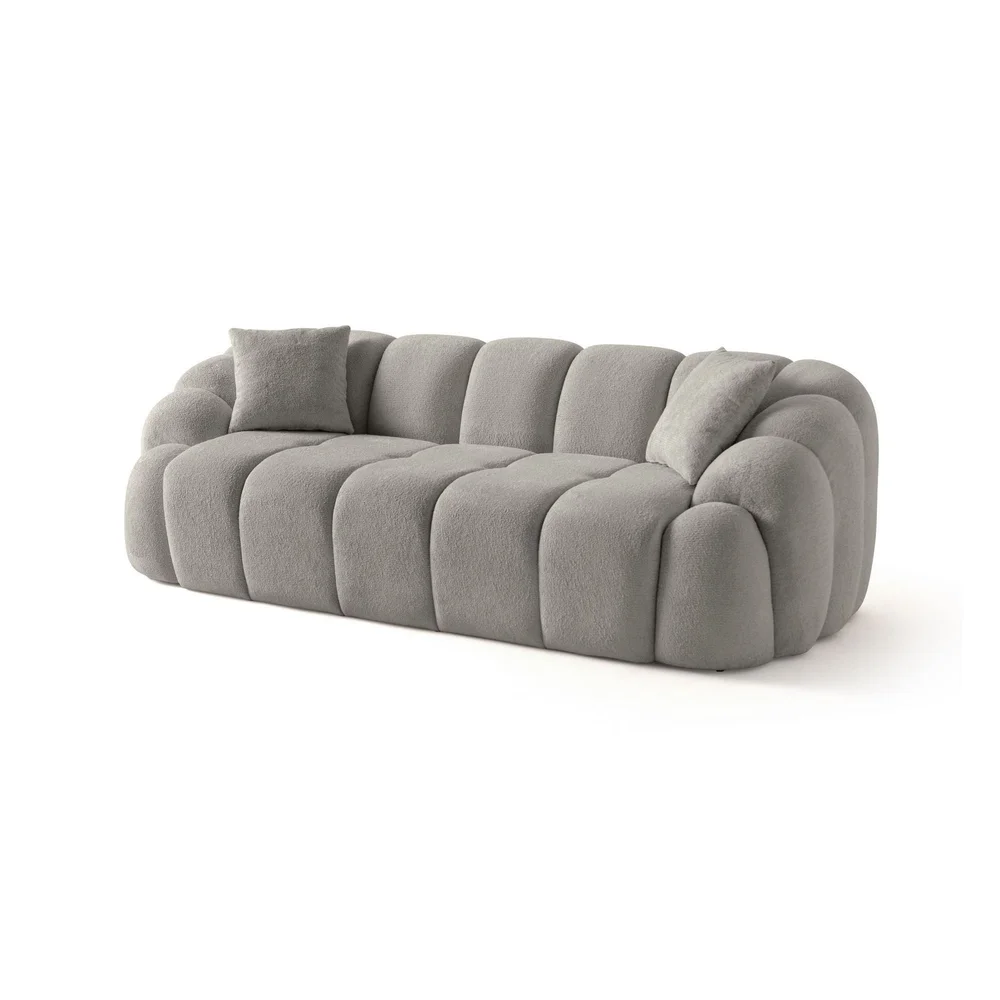 3-seters sofa Atelier Del Sofa Octavio (233 x 70 x 80 cm) Grå v:2161767