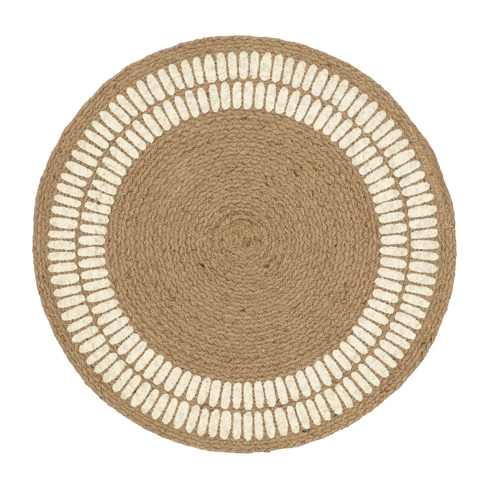 Alku spisebrikke jute Ø 38 cm v:7582986 Alku spisebrikke jute Ø 38 cm v:7582986
