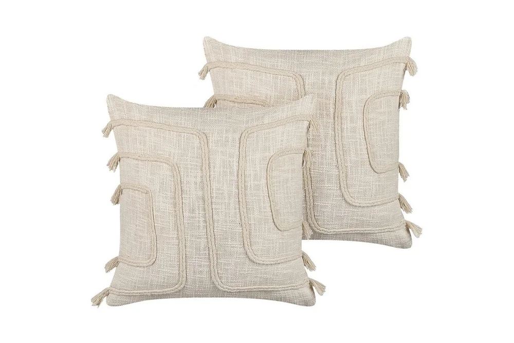 Prydnadskuddar Beige v:8428554