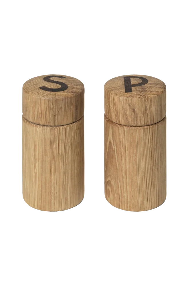 Salt- og pepperkvern Twins 2 stk - Natur - Kjøkken & husholdning | m v:8418437