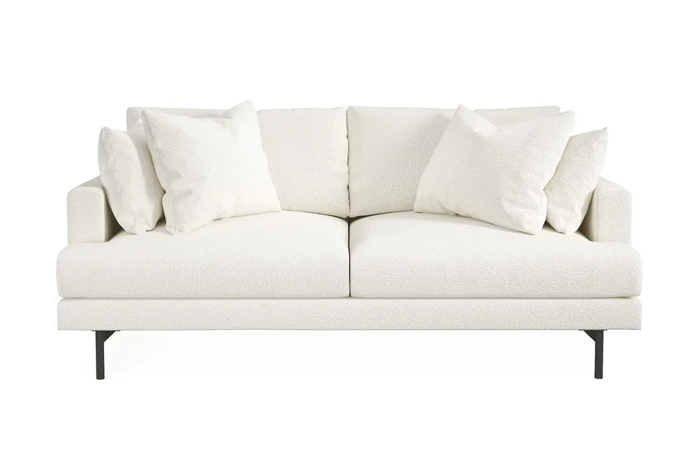 Menard 3-seters Dyp Sofa i Bouclé v:5512755
