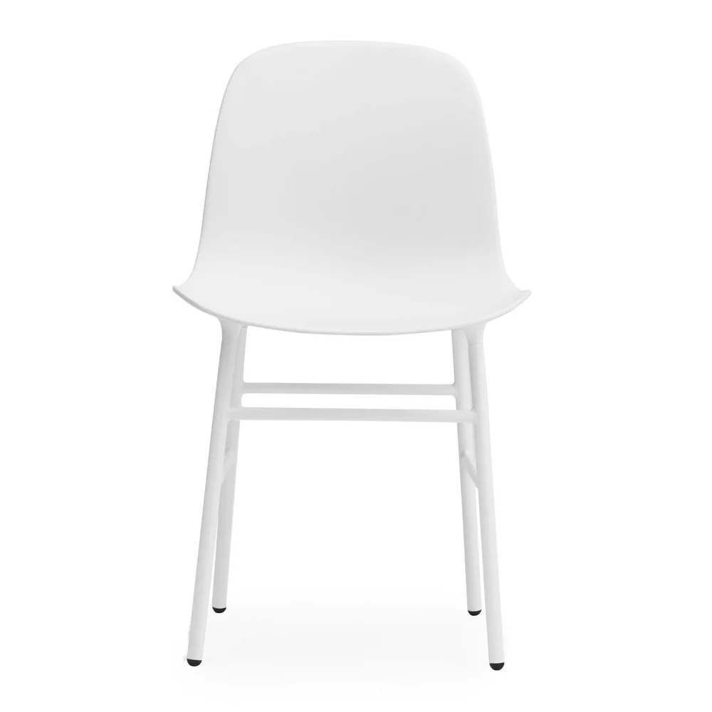 Form Stol, Hvit/Stål v:1297984 Form Stol, Hvit/Stål v:1297984