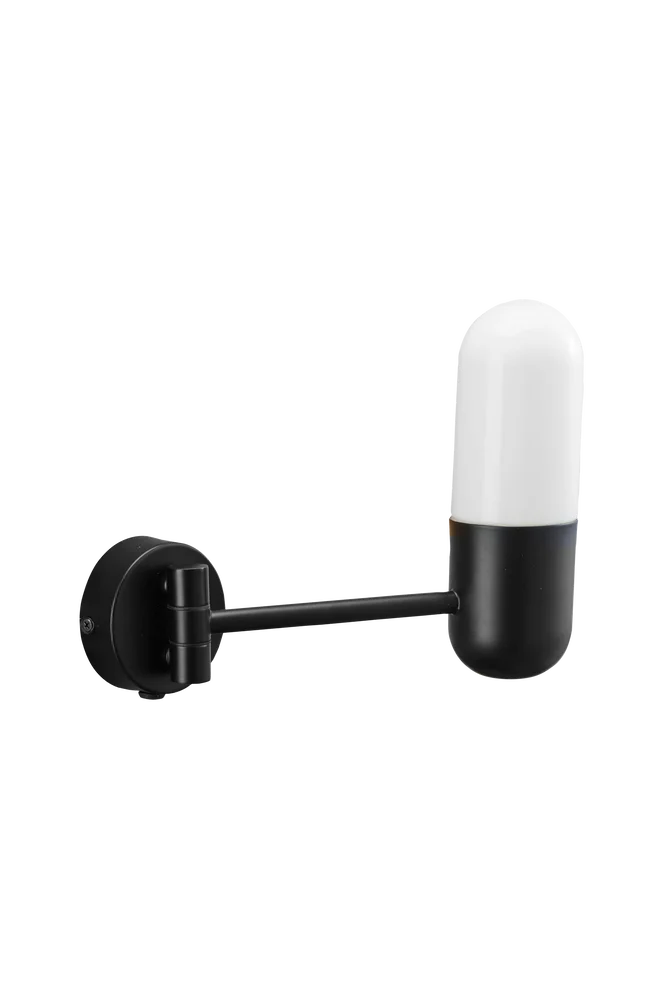 Vegglampe Zeta 23 cm - Svart - Belysning | m v:8395847