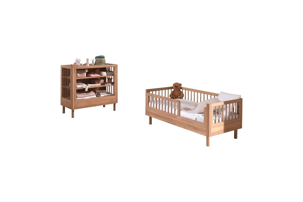 Spjälsäng med skötbord Jaxx Forrest Jaxx oak v:7353633
