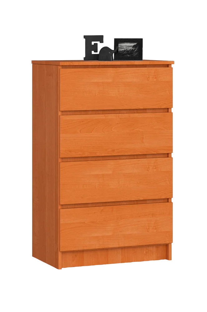 Akord kommode med 4 skuffer – Brun m v:9302742 Akord kommode med 4 skuffer – Brun m v:9302742