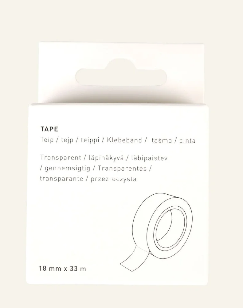 Tape transparent – 18mm x 33m v:5017346