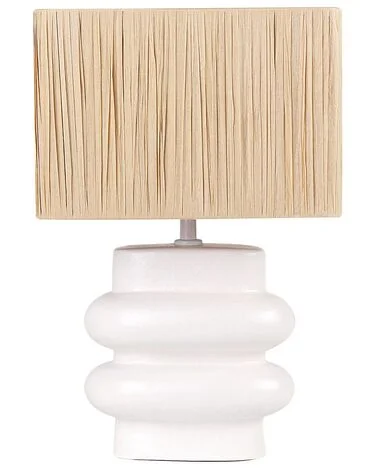 Bordlampe JUDY Keramikk Hvit v:5549313